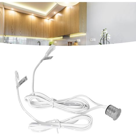 Weitbereichs-Touchschalter 5-24V DC, Lichtsensor für Schränke oder Möbel. (1/5)