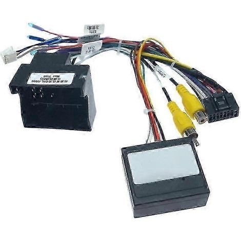 Faisceau de câblage audio 16 broches avec boîtier CANbus et adaptateur radio pour Peugeot 3008 (2008) C4. C4L. C3. XR et C5 (1/5)