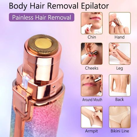 Mini rasoir portable, épilateur de sourcils indolore, dégradé-Online Store (1/5)