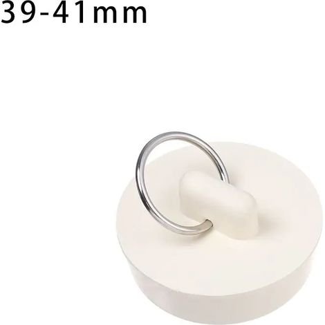 (39-41mm)Kitchen Bath Floor Drain Plug With Hanging Ring Basin Sewer Water Stopper Leakage-proof Plug (1/4)