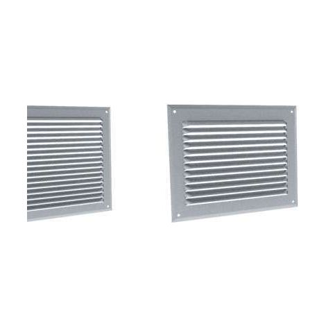 Anjos Ventilation – Grille aération VMC aluminium 250 x 250 mm – Épaisseur 10/10e – Perçage de fixation pour installation facile (1/2)