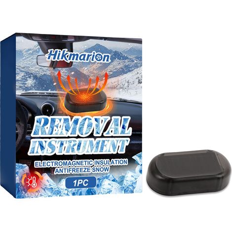 Solar-powered antifreeze snow removal device for winter car windshield de-icing and snow prevention – 1 piece -- BIEMMEDUE (1/5)