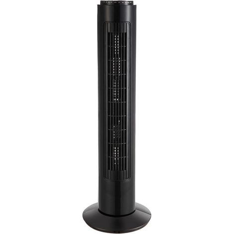 Ventilador de Torre 50W 3 Vel 74cm Negro Remoto Temporizador Serie Picaro (1/3)