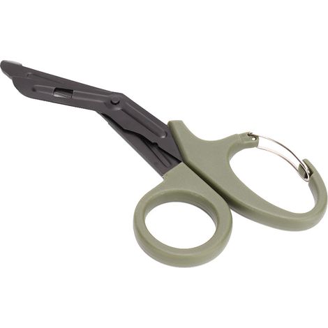 Outil multifonction tactique d'urgence, ciseaux de survie et de secours, outil de camping et de randonnée en plein air (vert) (1/5)