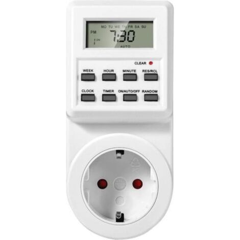 Programmateur Prise Electrique et Digitale, Prise Programmable à Cycle Alternatif et répétitif, Prise Minuteur Programmable with LCD