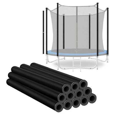 Set of 12 Trampoline Foams, Suitable for Trampoline, 1 cm inside, Length 95 cm Trampoline Accessories (1/5)
