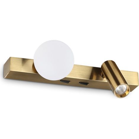Ideal Lux PING PONG Applique de lecture en laiton 3000K