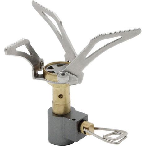 Réchaud à gaz coupe-vent ultra-compact, réutilisable, pour camping, randonnée et outdoor (1/5)