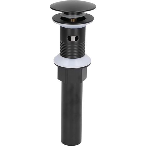 Bouchon de lavabo, inox/cuivre, pour salle de bain et vasque (1/5)