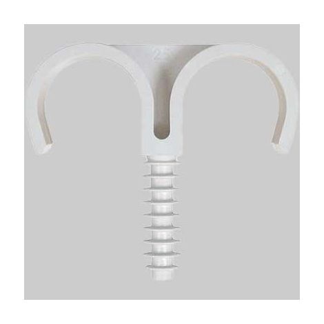 FISSATUBO A BATTERE DOPPIO FX-D - 25 - 1 confezioni - FISCHER