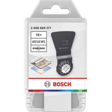 Bosch Tauchsägeblatt ATZ 52 SFC Multi Material, Starlock, 52 x 40 mm, 10-tlg.