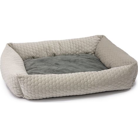 K BED BED Velvelo 80 x 70 x 22 cm beige