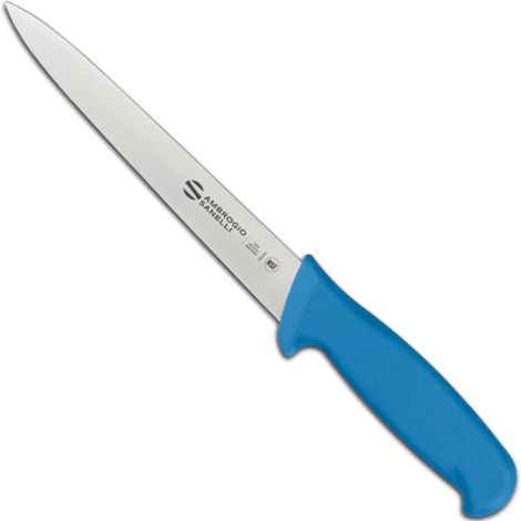 Cuchillo para filetear pescado supra colore haccp 180/310 mm - azul