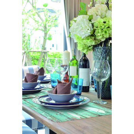 d-c-table® Tischset Rio Carpe Diem 44 x 29 cm, blau Tischset
