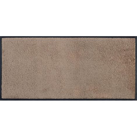 paillasson, Taupe 35x75cm, intérieur et extérieur, Lavable, Beige (1/5)