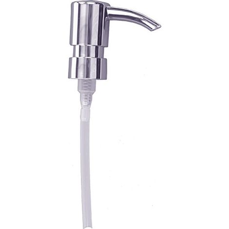 Pompa dosatrice BAROLO in plastica, per dispenser di sapone cromato (1/2)