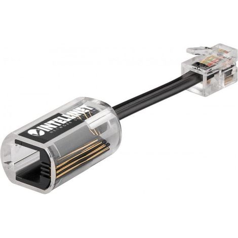 Intellinet Plug Telefonico RJ10 Antiattorcigliamento per Cornetta Cavo 30mm (1/3)