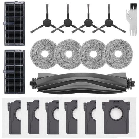 Accessoires de remplacement pour aspirateurs robots Dreame L10s Pro Ultra Heat, L10s Ultra Gen 2, X30 Ultra, L40 Ultra AE et Mova E30 Ultra (1/4)