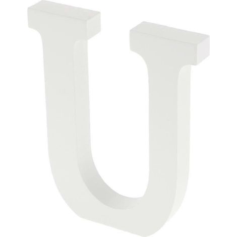 Panneau décoratif suspendu en bois Alhabe DIY avec mots, idéal pour la maison, la chambre, le bureau ou un mariage.-U (1/5)