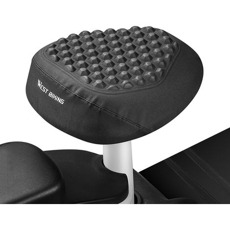 Housse de selle de vélo électrique confortable, en Silicone souple et imperméable, coussin en cuir PU, sièges de vélo électrique, coussin antidérapant respirant (1/5)