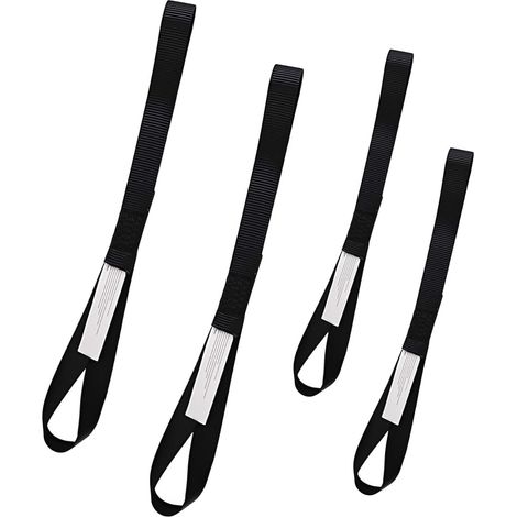 4 Pièces Sangles d'Arrimage 25mm 30cm, courroie accessoire, Sangle de Remorquage Vélo, Sangle Moto Guidon - Attache Sangles Arrimage Moto - Résistance 800kg - pour Vélo, Moto et Bagages (1/5)