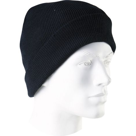 Bonnet Thinsulate® 3M Tricote Bleu Marine - Doublure Isolante Anti-Froid - Taille Unique - EPI BTP Logistique Industrie (1/2)