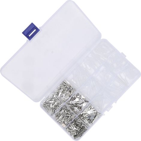 Kit d'assortiment de 270 cosses à sertir pour accessoires industriels (2,8/4,8/6,3 mm). (1/5)