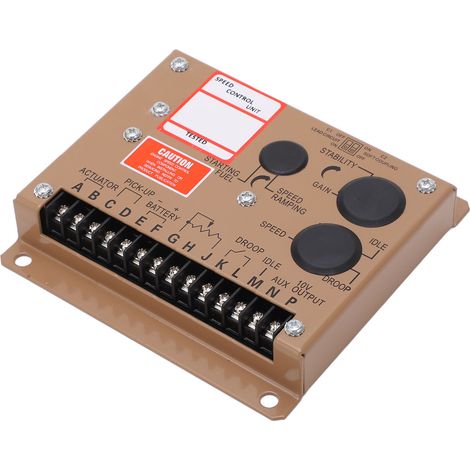Elektronischer Motordrehzahlregler mit schneller Ansprechzeit und stabiler Generatordrehzahlregelung ESD5520E 12V 24VDC (1/5)