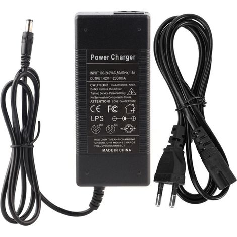 Chargeur portable réutilisable 2A pour skateboard électrique (UE)