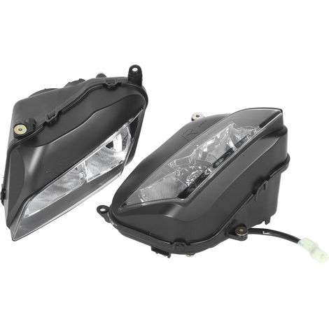 Paar Motorradscheinwerfer, links/rechts, Gehäuse/Linse, passend für Honda CBR 600RR 0710 (1/5)