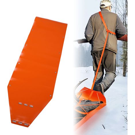 Sledge de Chasse Résistant à la Déchirure avec Renforts pour le Transport Facile en Neige Orange - KZQ (1/5)
