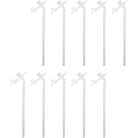 Lot de 10 tubes de rechange en mousse transparente avec buses à connexion rapide pour mousse isolante et adhésifs uréthane, ajustement universel pour bricolage et applications industrielles (1/5)