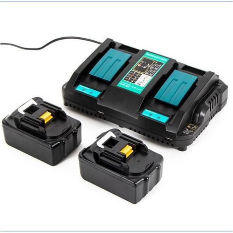 Chargeur rapide DC18RC Li-ion pour Makita 14,4/18 V 3A avec Affichage LCD BL1860 BL1850 BL1840 BL1830 DC18RA DC18RC (1/4)