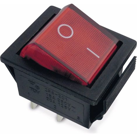IRS 201-1A3 INTERRUPTEUR À BASCULE LUMINEUX BLANKO 4250019124426