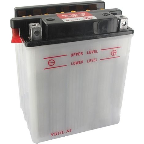 Batterie Plomb Tashima Renforcée 12v, 14a. L: 134, L: 89, H:166mm, + à Droite Pour Scooter, Motos, Jet-ski, Motoneige, Quads. (l