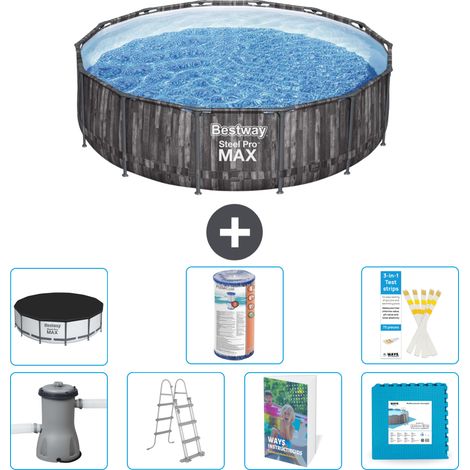 Bestway Steel Pro MAX Rund - 427x107 cm - 8-teilig S602