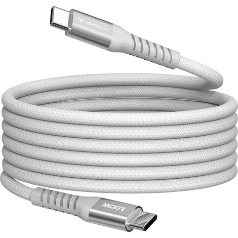 Verbatim Sync&Charge 100W 120cm USB-C/USB-C Magnetic grau 31854 (1/5)