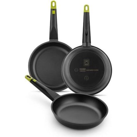 Set 3 sartenes BRA 18-22-26 cm Foodie a491235