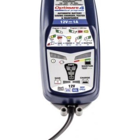 Cargador-tester de ahorro de energía de 9 etapas 12V 1A