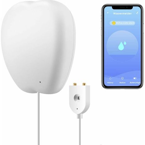 Rilevatore di perdite d'acqua intelligente WiFiRilevatore di allagamentoAllarme remoto Tuya/Smart LifePromemoria push (1 pz) (1/5)