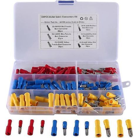 120/208/300 isolierte Crimp-Stecker und -Buchsen für elektrische Anwendungen (1/4)