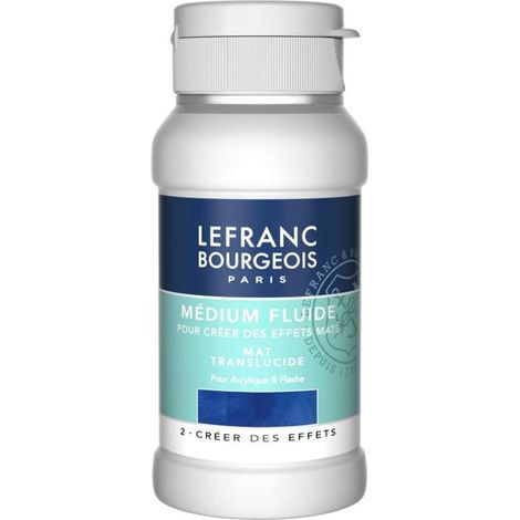 Médium Fluide - Mat - Translucide - Peinture acrylique - Lefranc Bourgeois - 120ml