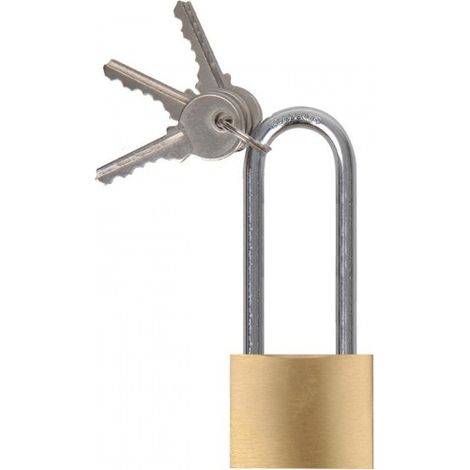 Vorhängeschloss proplus 40 mm langer Bügel 75 mm 3 Schlüssel