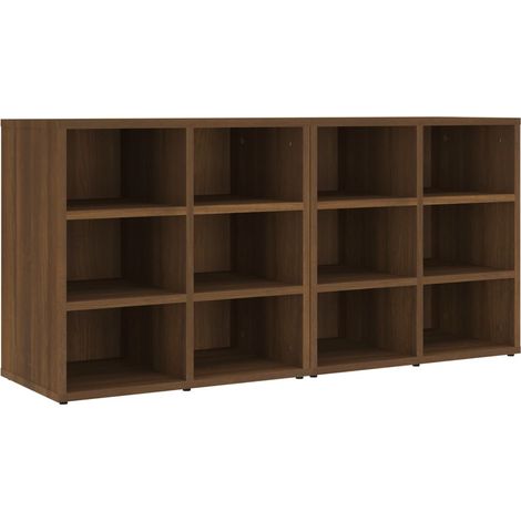 Shoe Cabinets 2 pcs Brown Oak 52.5x30x50 cm vidaXL