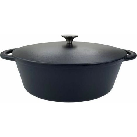 Baumalu Gusseisen Bräter Matt 6 Liter 33 cm
