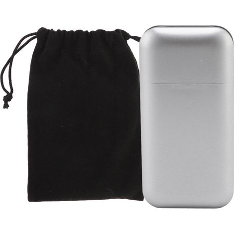 Étui à cigarettes réglable en hauteur, compatible cigarettes fines et épaisses, double usage avec compartiment briquet, porte-cigarettes argenté (1/5)
