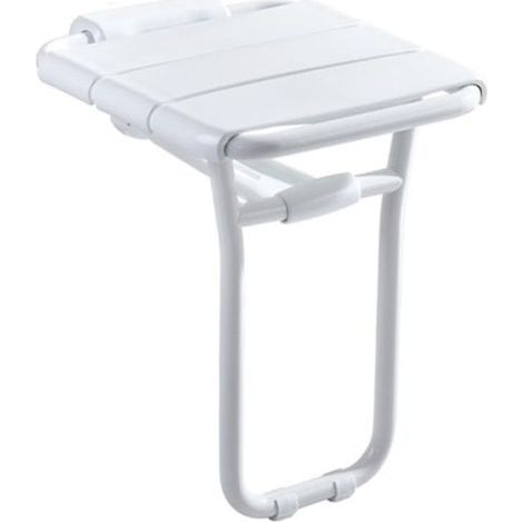 Asiento de ducha plegable de pared – Antideslizante – Instalación segura – Capacidad de 120 kg – Dimensiones: 40 cm de ancho x 36 cm de profundidad (1/5)