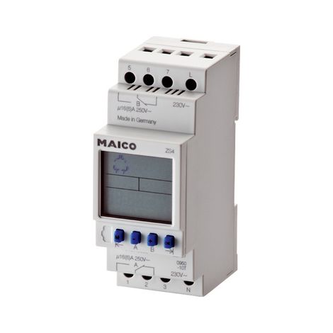 Zeitschaltuhr für Verteilereinbau ZS 4 - Maico Ventilatoren (1/2)