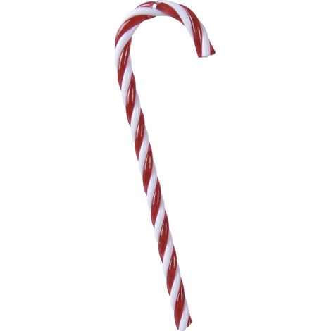 Decoris Weihnachtsanhänger Zuckerstange 12,2 x 3,5 cm rot/weiß