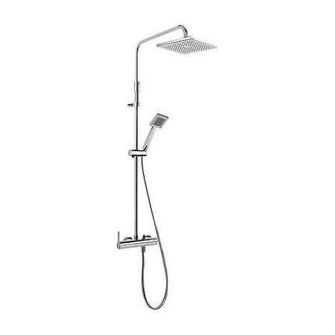 CONJUNTO DE GRIFO MONOMANDO MURAL DE 2 VÍAS PARA DUCHA (1/2)